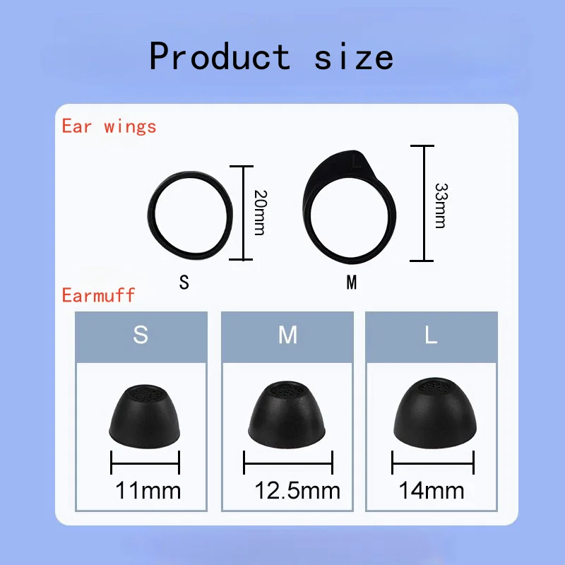 Ear Tips Samsung Galaxy Buds Live Replacement Wingtips Silicone