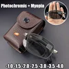 New Foldable Photochromic Myopia Glasses for Business Men Unisex Portable Color Changing Finished Near Sight Sun Glasses To -4.0 1