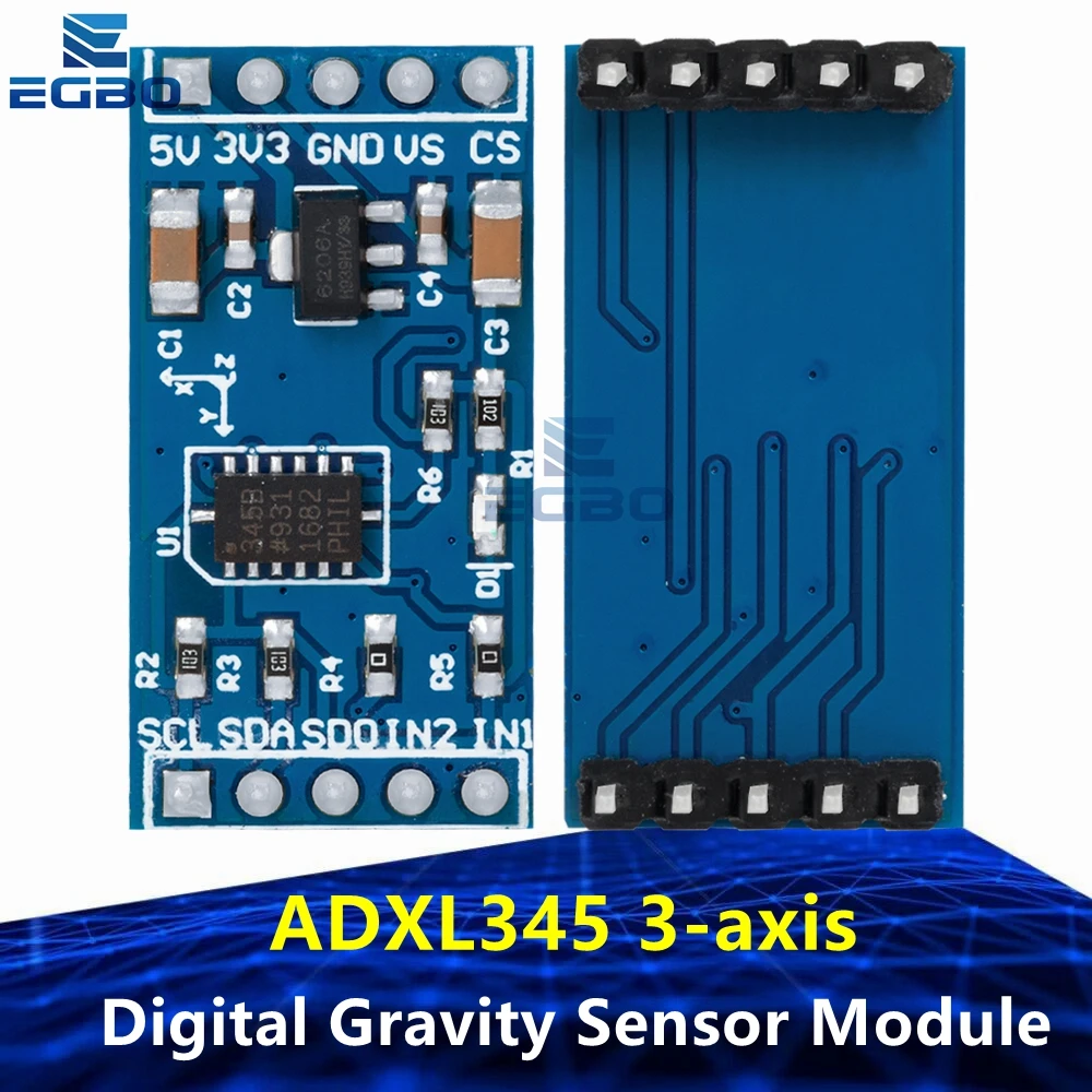 1PCS-ADXL345-3-axis-Digital-Gravity-Sensor-Acceleration-Module-Tilt ...