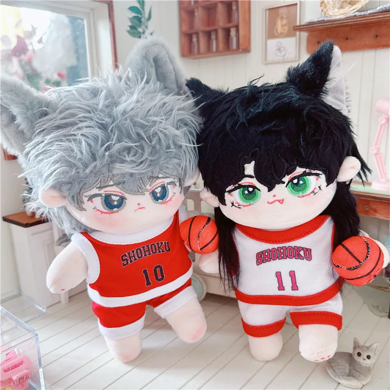 20cm IDol Doll Skeleton No attributes Star Plush Cotton Dolls Cute long Fried Hair Curly Hair Toys Fans Collection Children Gift 6
