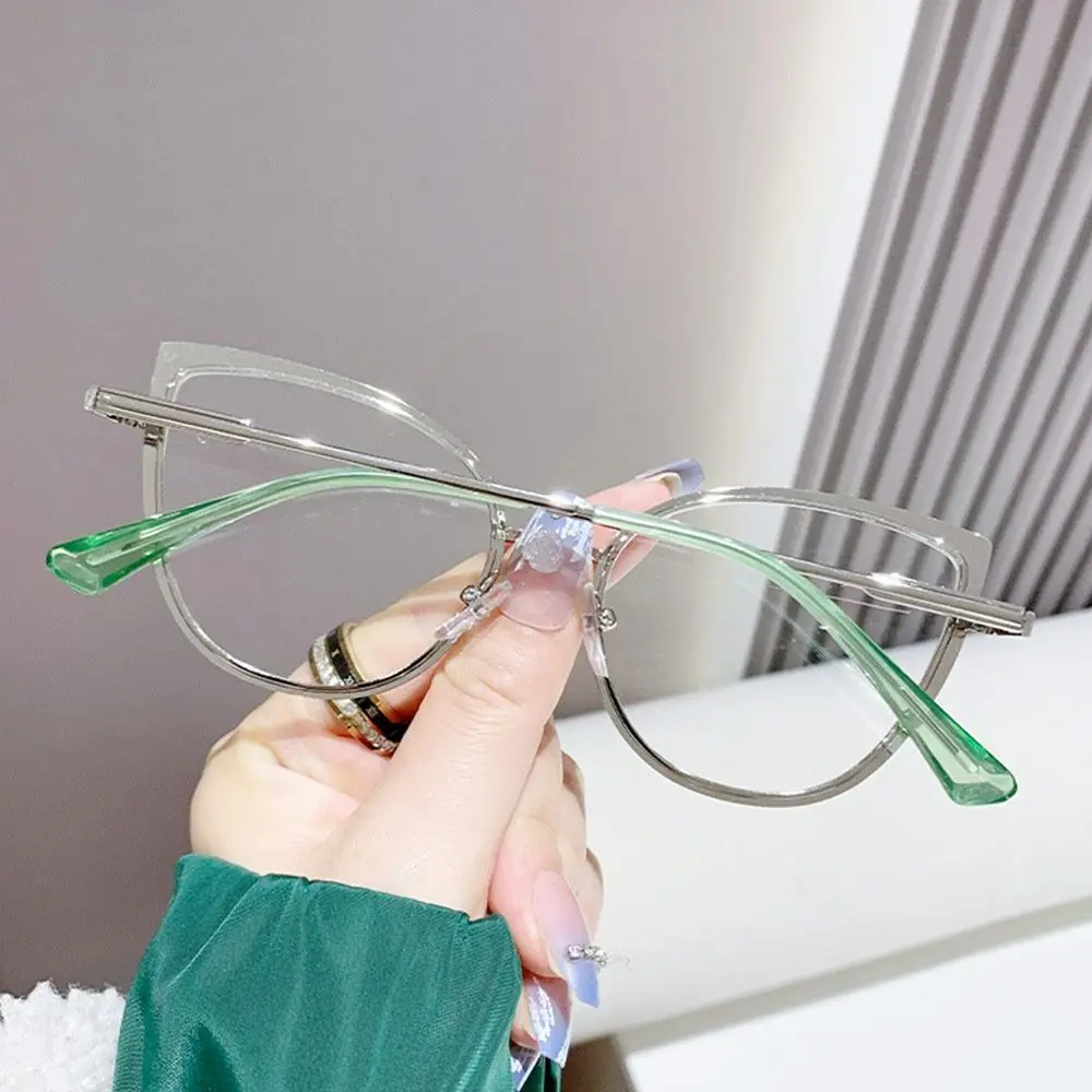 Blaue Strahlen blockierende Anti-Blaulicht-Brille, Augenschutz, ultraleichte Computerbrille, optische Metallbrille, für Männer und Frauen – Detail 7