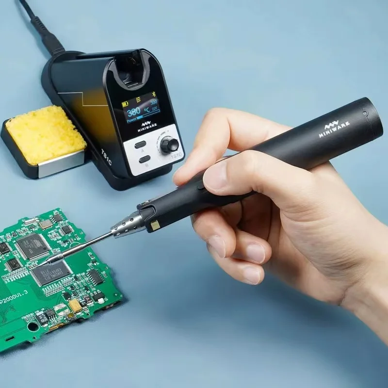 Original TS80P-Main TS1C Supercapacitor Energy Storage Soldering Tool Solder Pen Iron 45W PD Rework SMD Repair BC02/D25/J02/K4 2