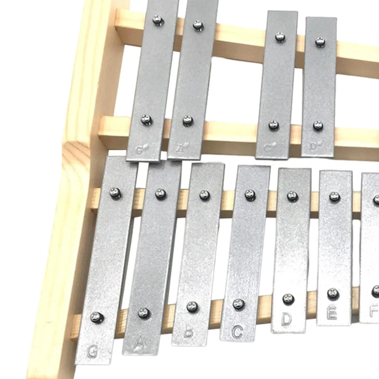 25 Note Glockenspiel Xylophone Gifts Wooden Frame Compact for Kids Adults,with