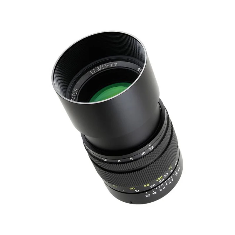 중이 옵틱스 135mm F2.8 II 수동 카메라 렌즈 (니콘 F, 캐논 EF, 후지..