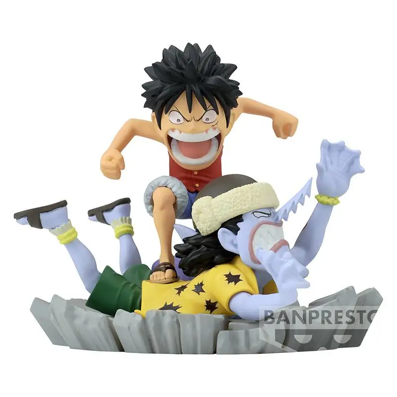 

BANDAI ONE PIECE Monkey D. Luffy WCF экшн ПВХ Коллекционная модель игрушки Аниме Фигурки игрушки для детей