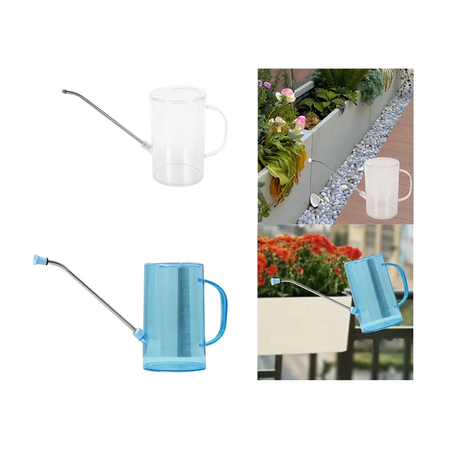 Watering Can Ergonomic Handle Gifts with Detachable Spray Head Indoor Watering Can for Lawn Indoor Garden Household Bonsai