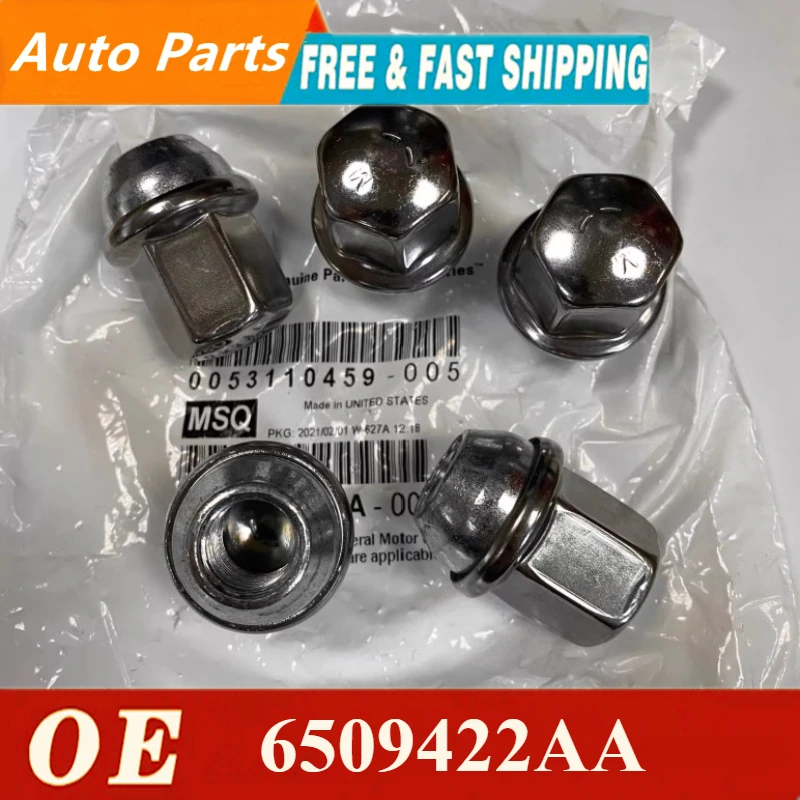 5PCS Original genuine For Wrangler JL Gladiator Factory Take Offs Only 500 Miles Lug Nuts 6509422AA