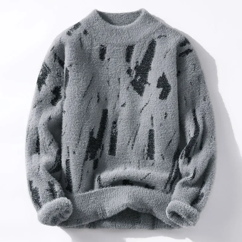 2024 New Brand Clothing High Quality Fashion Sweaters/Male Loose Casual Knitted Pullover/Man Casual Round Neck Sweaters M-3XL AA