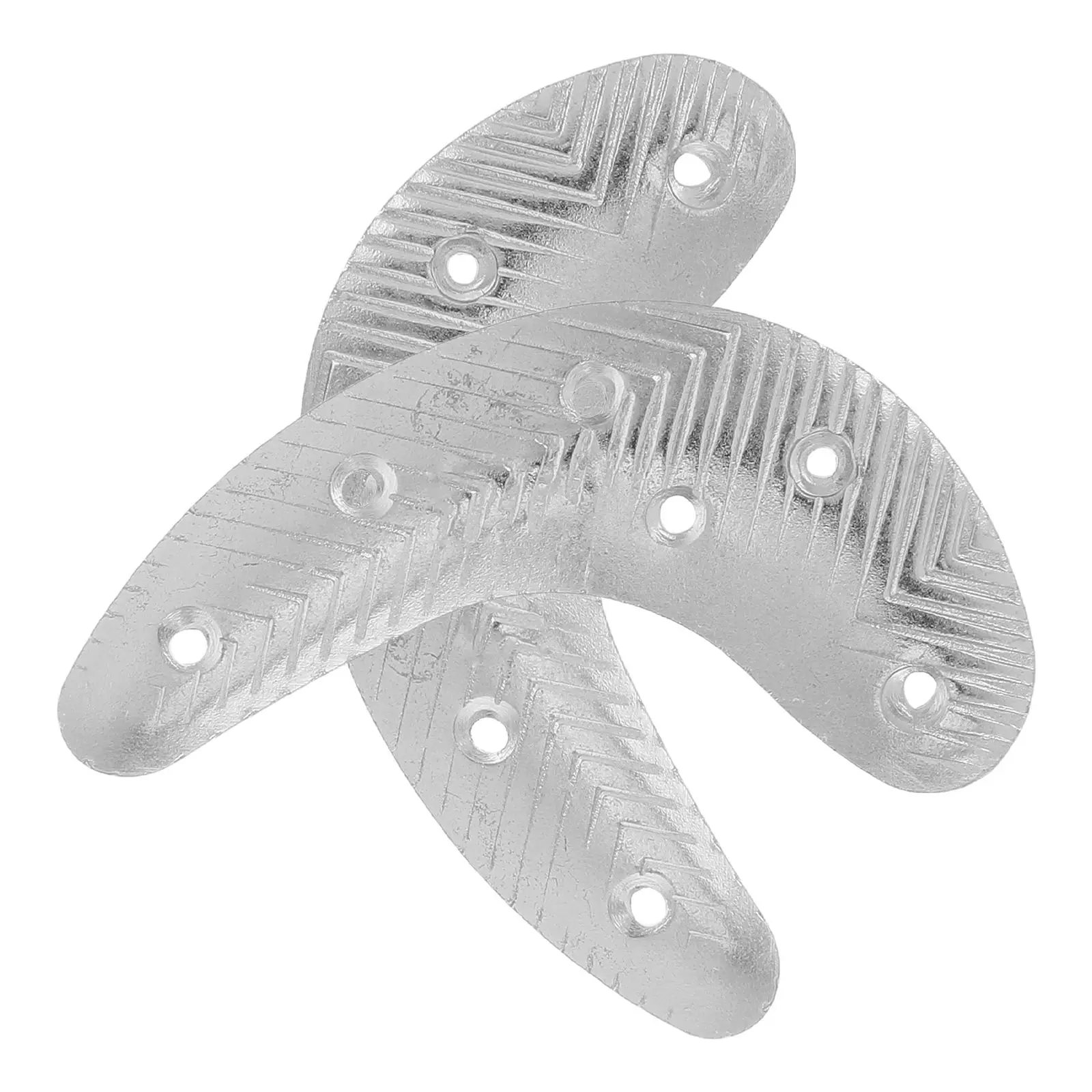 금속 내마모성 디스크 신발 뒤꿈치 패드 부츠 수리 패드 플레이트 미끄럼 방지 밑창 뒤꿈치 보호대 발 관리 도구 실버