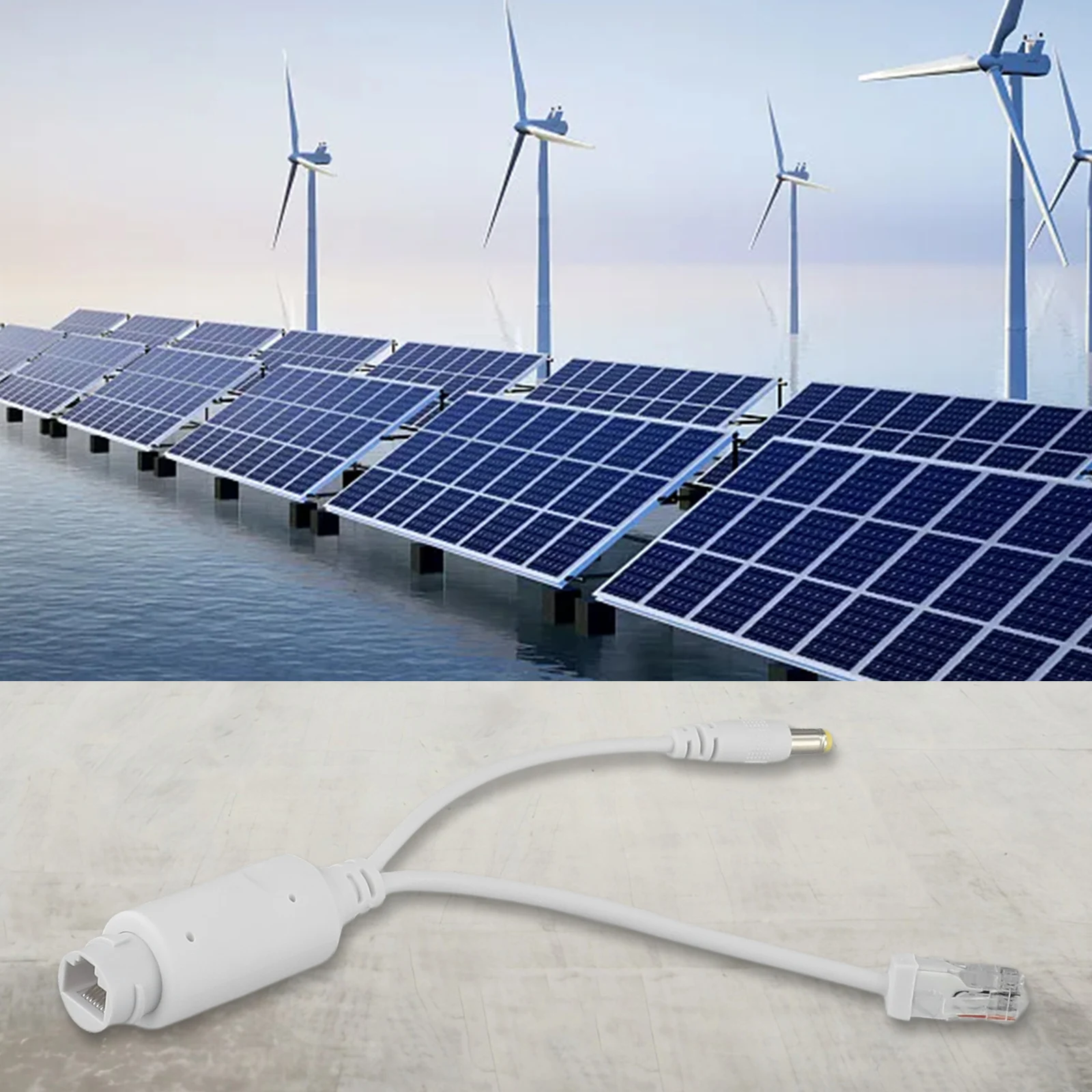 POE 분배기용 48V 표준 야외 IP 카메라 전원 공급 장치용 방수 어댑터 간편한 유지 관리 및 설치