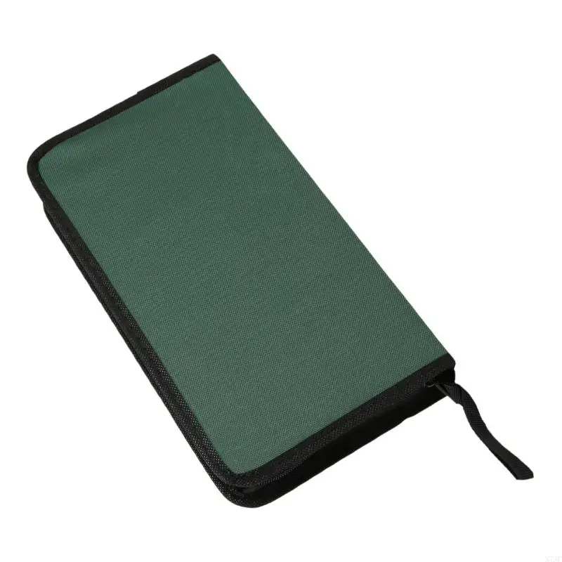 X7JC를 나르게 쉬운 큰 80 디스크 디스크 홀더 주머니 내구성 옥스포드 직물 부대