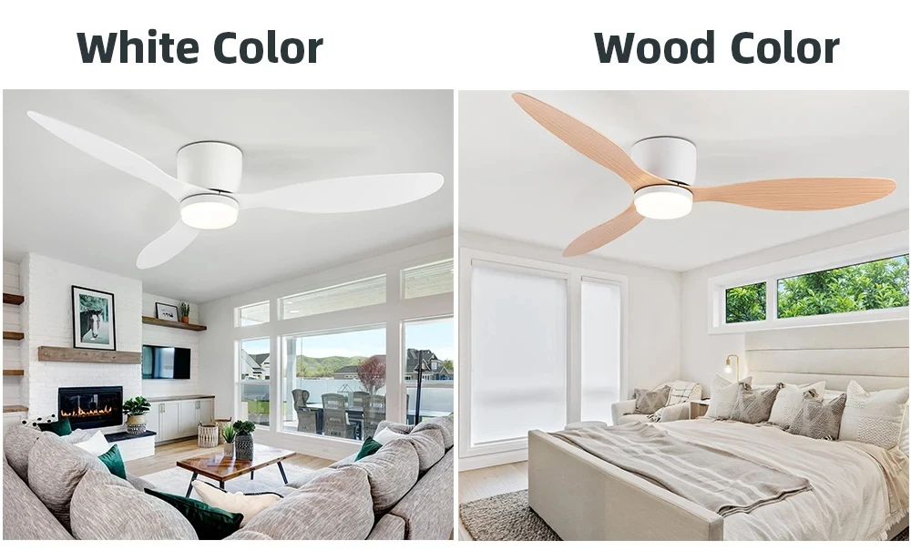 Description Picture 4 of itemIndoor Advanced Simple Ceiling Fan Lamps with Remote Control 6 Speeds Adjustable 42-Inch 52-Inch Dc Motor Led Decorative Lamp