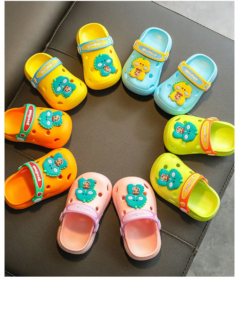 girl princess shoes Cartoon Dinosaur Kids Slippers Boys Summer Beach Sandals Girls Home Slippers Toddler Anti-Slip Indoor Slides Child Garden Shoes best leather shoes