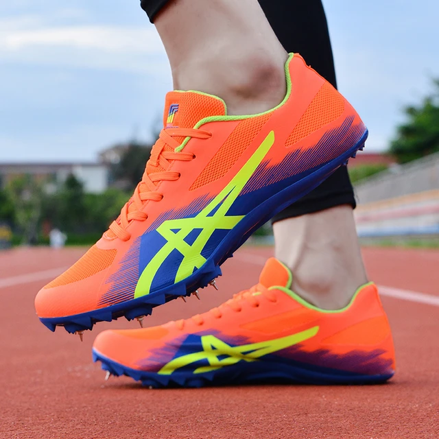 Men Women Track Spike Distance Running Sprint Shoes Track Trace and Field  Breathable Professional Athletic Racing Sneakers - AliExpress
