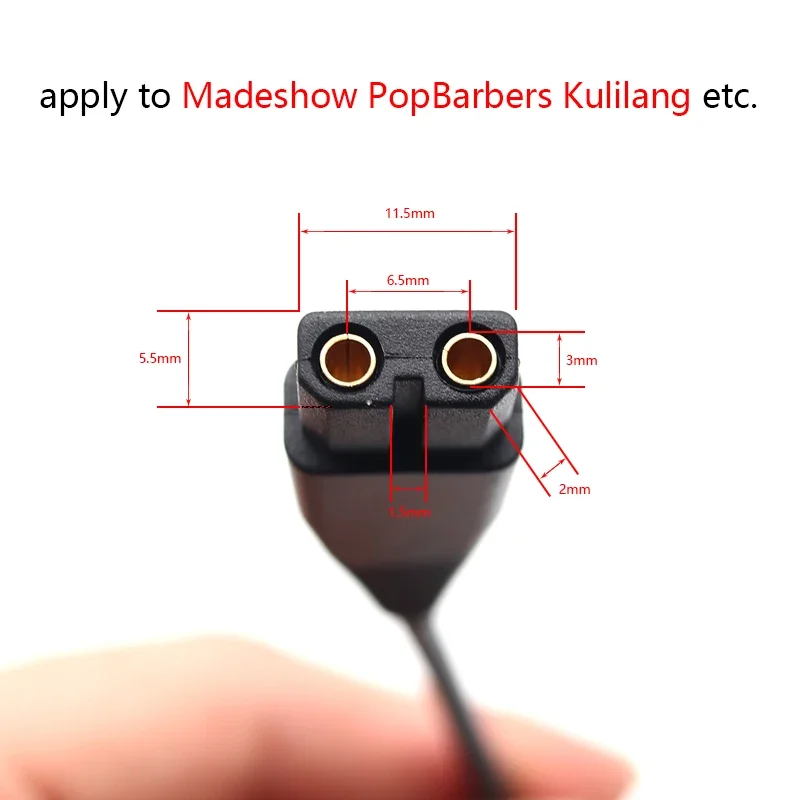 Professional Hair Clipper USB Charger Charging Cable Power Cord for Madeshow PopBarbers Kulilang Etc. Barber Accessories 3