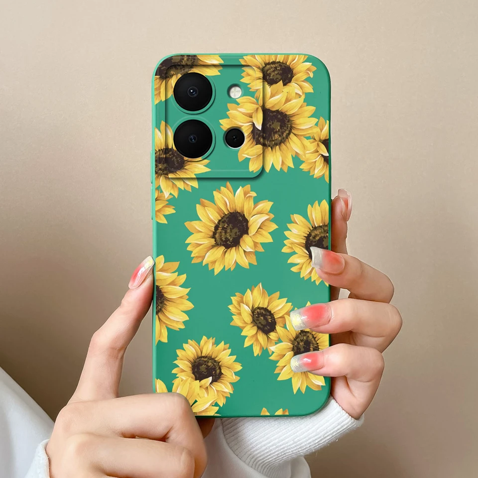 Mountain Flower Avocado Liquid Antifouling Protective Anti-drop Simplicity Phone Cover