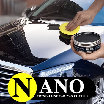 Cera per auto nera: protezione della vernice e riparazione dei graffi - lucidatura ceramica, lucentezza durevole, facile da usare, adatta a tutte le auto