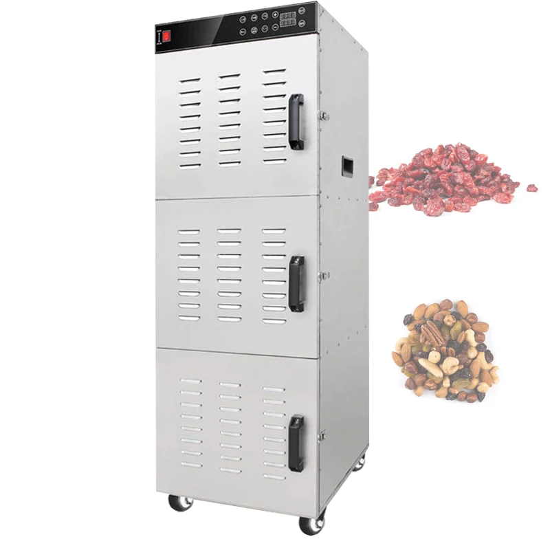 

30 Trays Fruit Dryer Stainless Steel Food Dehydrator Vegetables Dried Fruit Meat Drying Machine