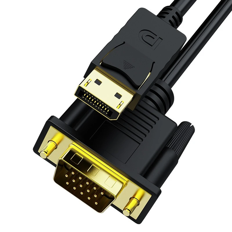DP-VGA ̺ DisplayPort-VGA  ȯ TV   HD  ̺ Ʈ ǻ  VGA 1080P @ 60Hz
