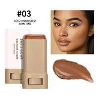 Foundation Stick  Serum Boosted Skin Tint Balm Silky Texture Moisturizing Coverage Plumper Natural Even Skin Tone Travel Makeup 2