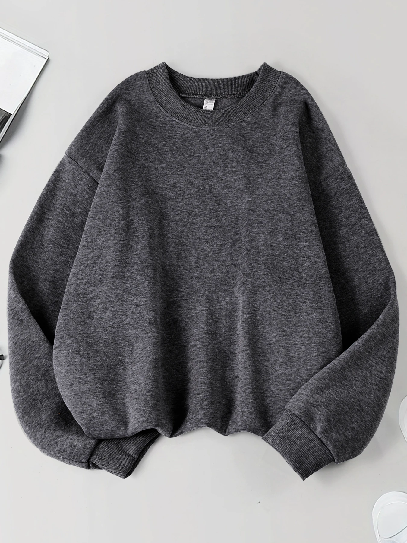 Man Solid Sweatshirts Comfortable Soft Pullovers Autumn Fleece Hoody Loose Casual Clothing Multicolor All-Match Sportswears