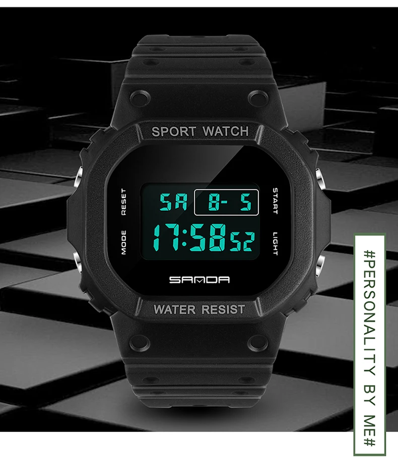 SANDA G Style Digital Watch Men Waterproof Shock Ms Watch Sport Men Watches Boy Girl Electronic feminino relogio masculino