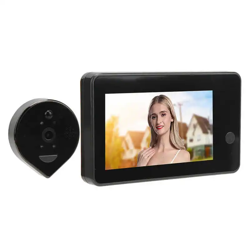 

Wireless Peephole Doorbell Smart Peephole Camera Anti Theft 120 Degree Wide Angle for Home Apartment Office