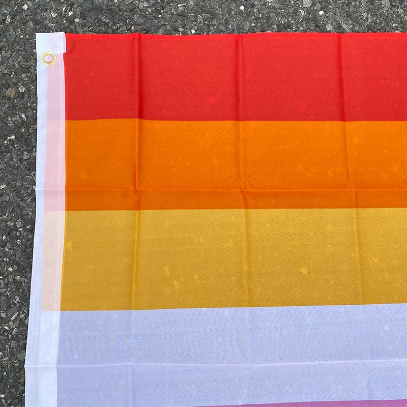 Aerlxemrbrae  Rainbow Flag 150X90CM  Gay Flag  Rainbow Things Sunset Lesbian Pride Flags — view 4