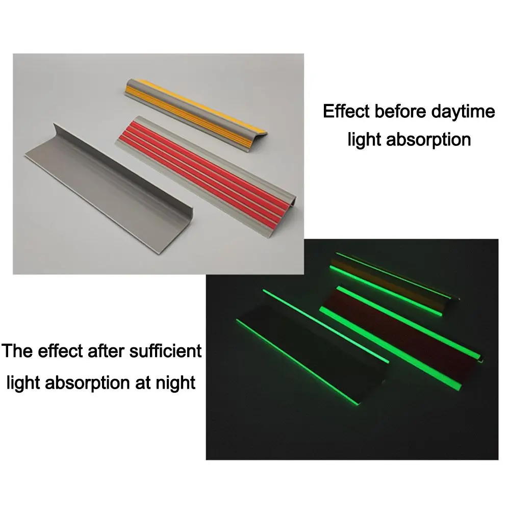 NEW PVC Staircases Anti Slip Strips Reflective Self Adhesive Stair Treads Waterproof 100cm Steps Safety Tape Kindergarten