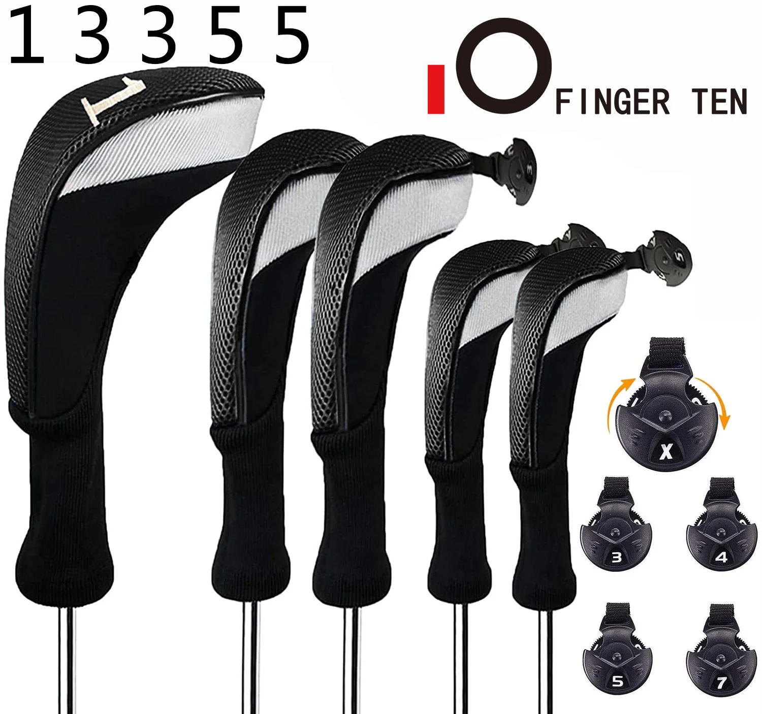 

Гибридная деревянная накладка на голову для игры в гольф Long Driver Fairway, Клубные головные уборы, комплект № 1 3 5, красные, синие, черные, желтые, серые, Прямая поставка