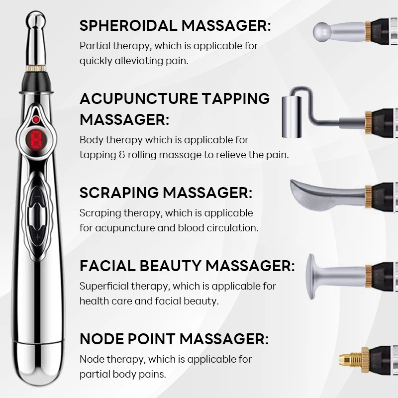 Acupuncture Pen Electronic Acupuncture Point Meridian Energy Massage Acup Pain Relieving Health Care Tool