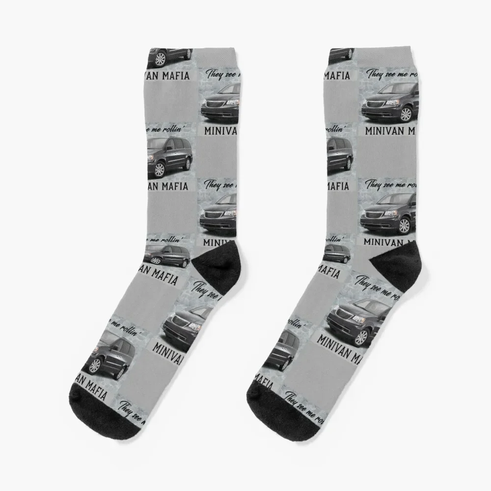 They See Me Rollin'...Minivan Mafia Socks Sports Climbing Socks Ladies Men's capybara socks climbing sports woman socks men s