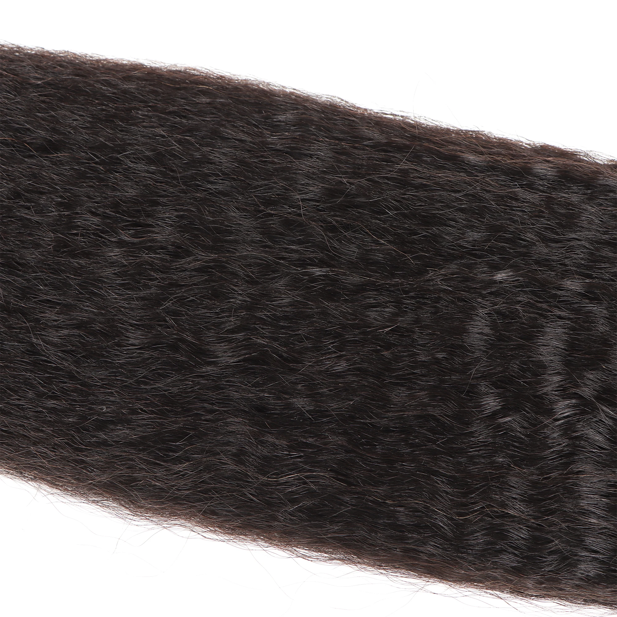 AHVAST kinky straight 100g hair bundles natural color high quality human hair for boho braiding remy extensions braids
