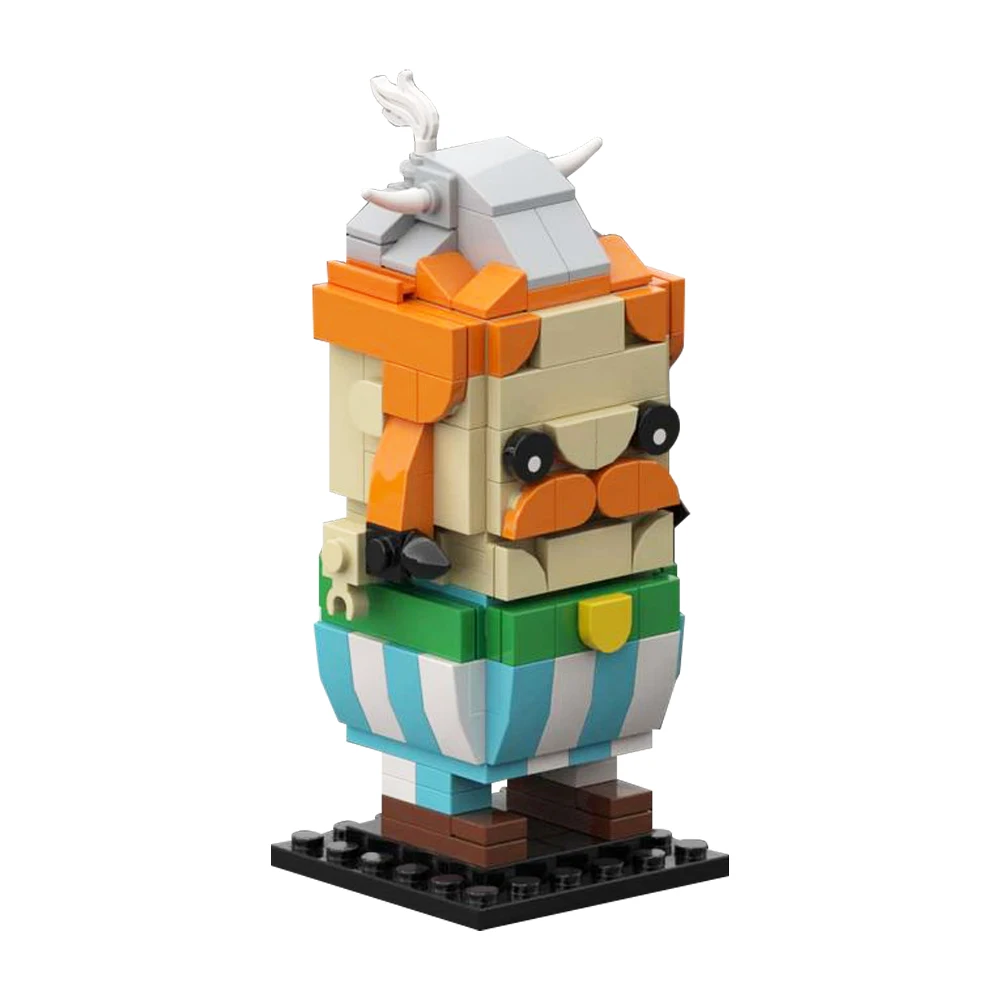 

Gobricks MOC Obelix Anime Action Figures Asterixs and Obelixs Brickheadz Comic Character Doll Building Blocks Education Toy Gift