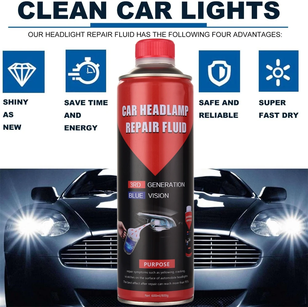 ce 600ml car light restoration headlight