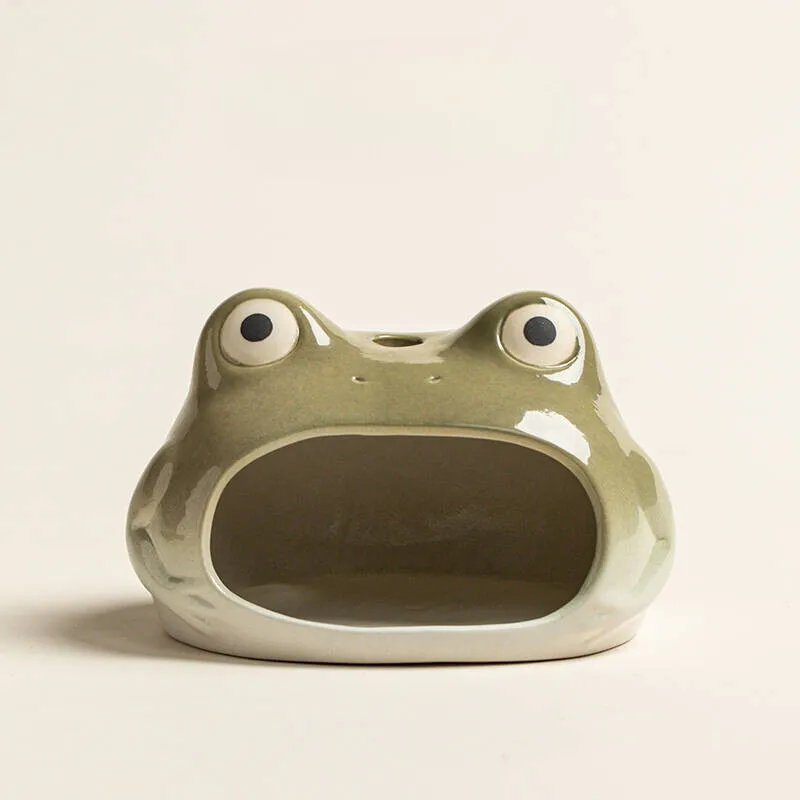 Little Frog Incense Holder Incense Smoke Waterfall Incense Burners Aromatherapy Scented Aromatic Candles Censer Cafes Craft Gift