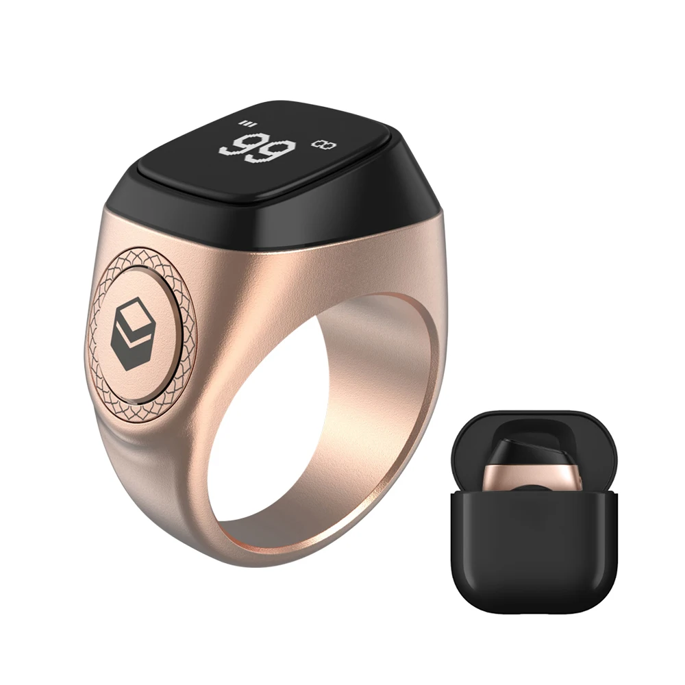 Amazon.com: Muslim Smart Ring, Tasbeeh Counter with OLED Display and  Charging Box, Zinc Alloy Tally, 5 Prayer Time Reminder, Stylish and  Youthful, for Men and Women, Support Multiple Languages : Sports &