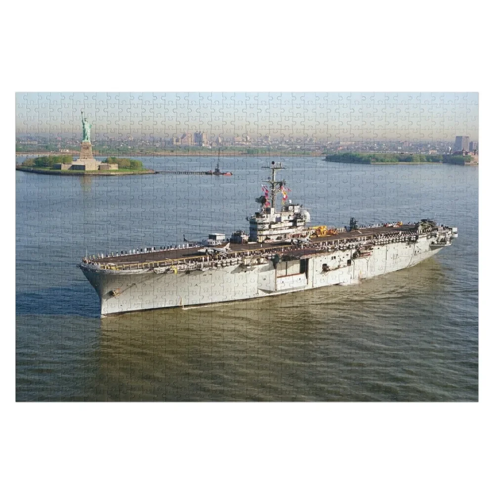 USS GUADALCANAL (LPH-7) SHIP'S STORE Jigsaw Puzzle Custom Wooden Gift Photo Custom Works Of Art Toddler Toys Puzzle montpellier france skyline watercolor painting jigsaw puzzle customizable gift photo custom works of art custom jigsaw puzzle