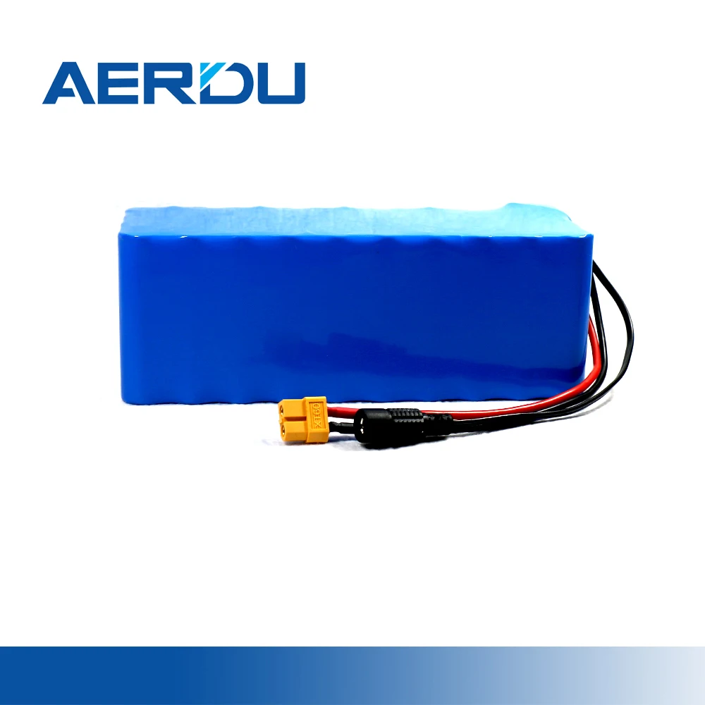 Литий-ионный аккумулятор AERDU 10S4P 18650 36 в 10 Ач-14 Ач 600 Вт с 20A BMS для балансирующего