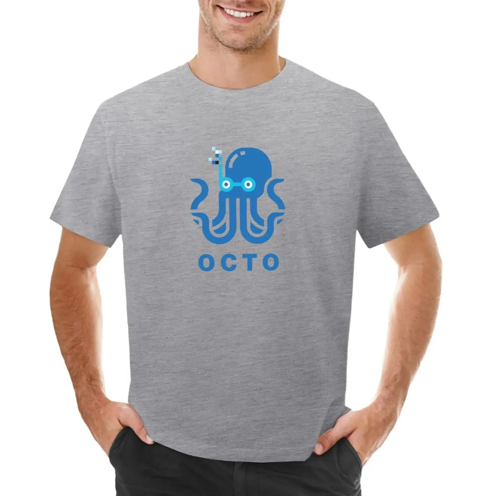 VA OCTO Premium Shirt T-shirt oversizeds korean fashion boys animal print sublime men workout shirt