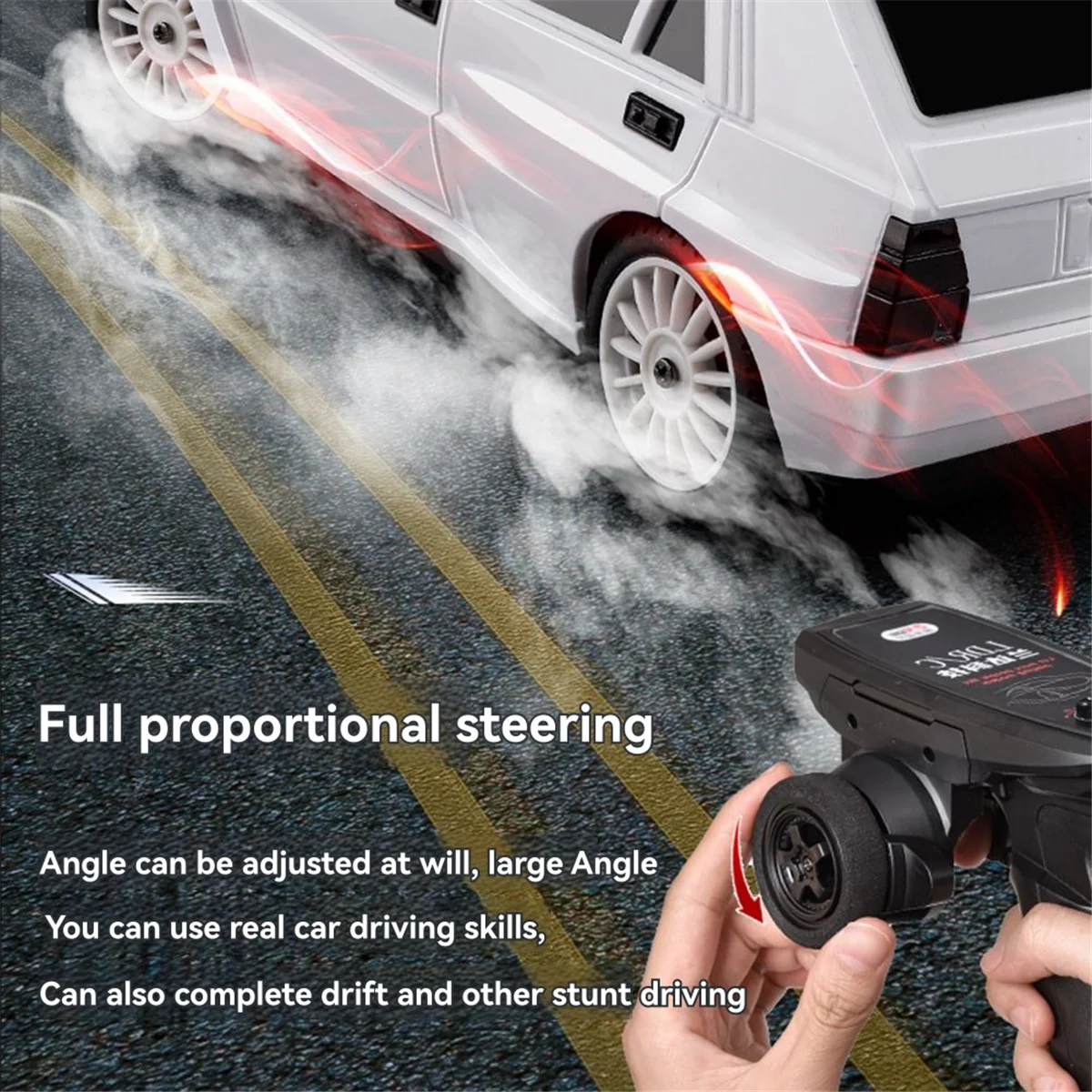 AA25 RC카 LDRC LD2803 1/28 4륜구동 RC 드리프트카 비례식 원격 조종 자동차 전기 미니 RC카 2.4G 장난감