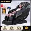 Electric Massage Chairs Full Body Recliner Full Body Airbag 4D Zero Gravity Heat Touch Screen Bluetooth Speaker  Massage Chair 1