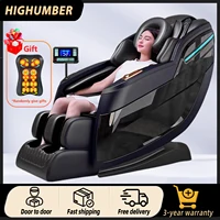 Electric Massage Chairs Full Body Recliner Full Body Airbag 4D Zero Gravity Heat Touch Screen Bluetooth Speaker  Massage Chair 1