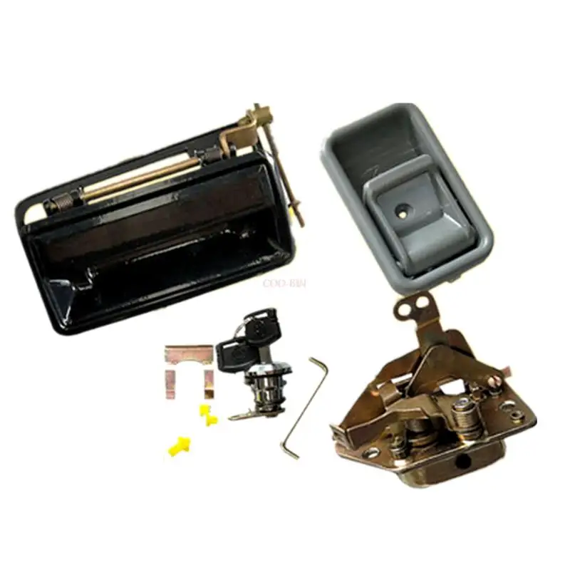 For KUBOTA 155/161/185 Excavator cab door lock outer handle inner