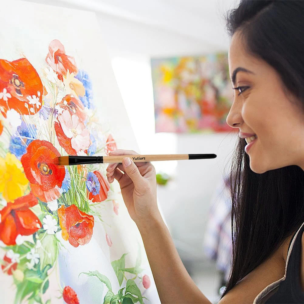 28/32pc Artist Paint Brush Set 6