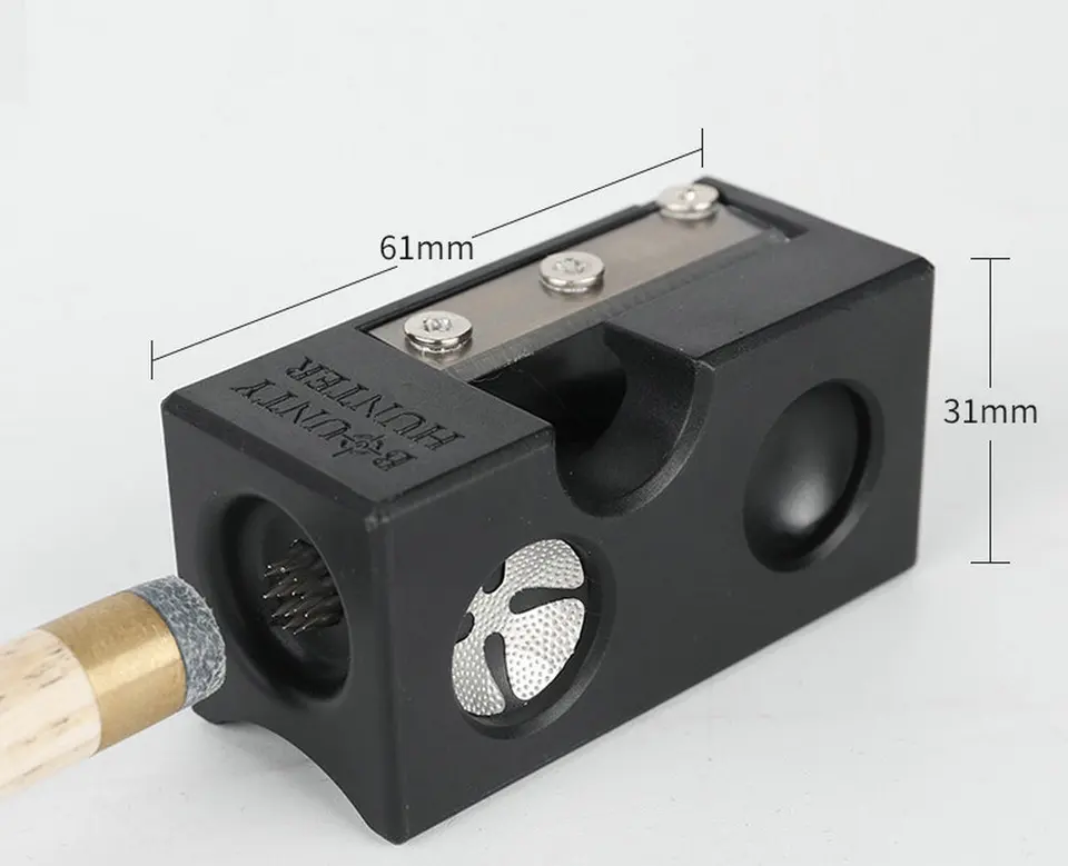 Pool Repair SHTALHST Pool Cue Tip Shaper Tool 8 In 1 Aluminum,Pool Cue Tips Replacement Kit Cue Tip Replacement Kit - Foto 2