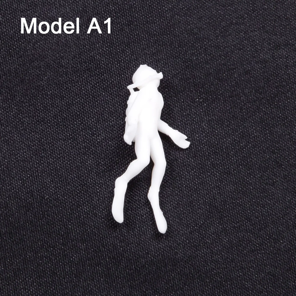 1Pcs Mini Ozean Tauchen Taucher Unlackiert Figuren Modell DIY Micro Szene Layout Materialien Diorama KitsDiorama Kits – Detail 7