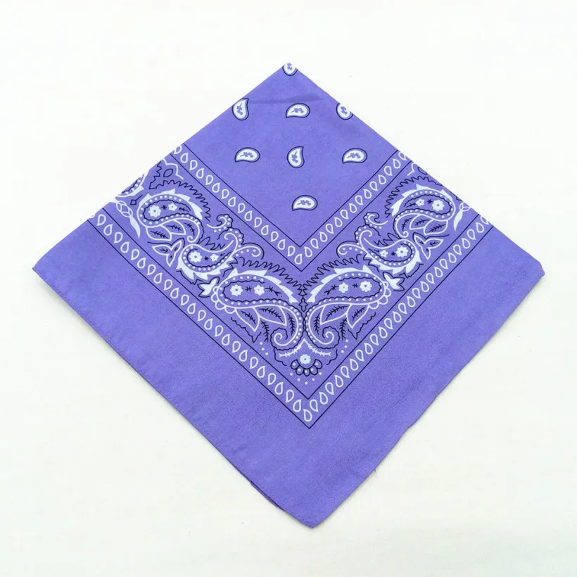 55,8 x 55,8 cm Bandanas de algodón Paisley Diademas de vaquero Bandana Pañuelos con bolsas de malla para hombres y mujeres 