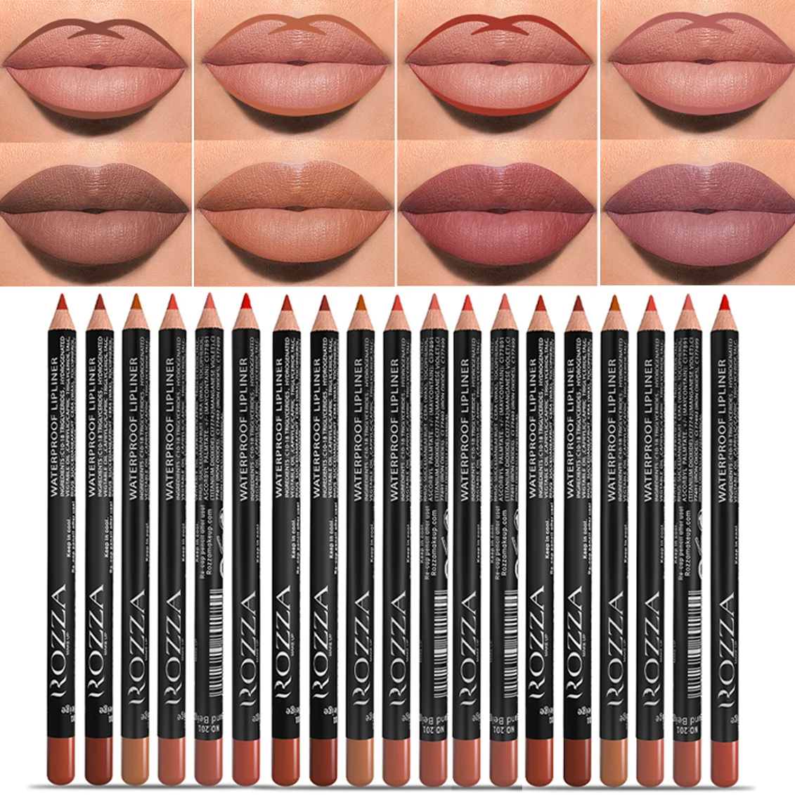 14 Color Nude Matte Lipstick Pencil Long-lasting Waterproof Lip Pencil High Pigmented Lip Liner Lip Makeup Tool 1