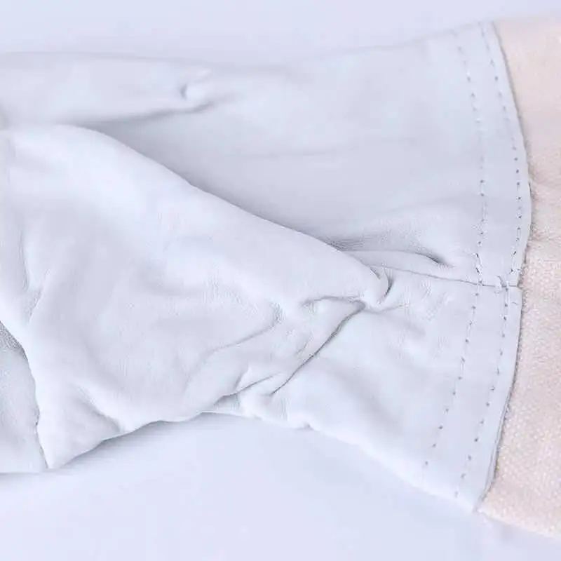Beekeeping sheepskin gloves beekeeping anti-bee supplies beekeeping tools tools white sheepskin gloves lon